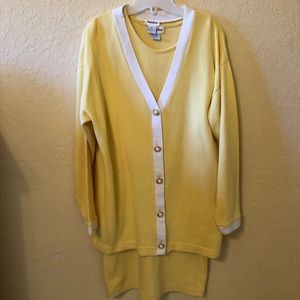 Neiman Marcus 2-piece knit suit dress